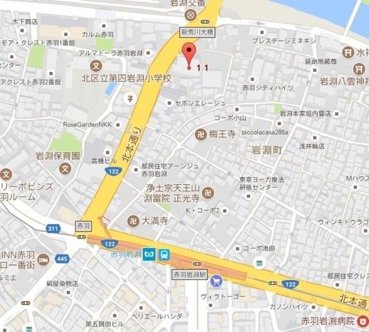 �y�n�}�z�@���ݒn